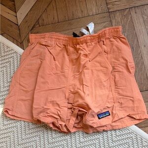 Patagonia Women's Orange Cargo Shorts